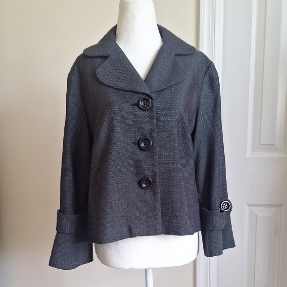 Rafaella Carrier Blazer, Size 12, Loose Fit - Picture 2 of 7